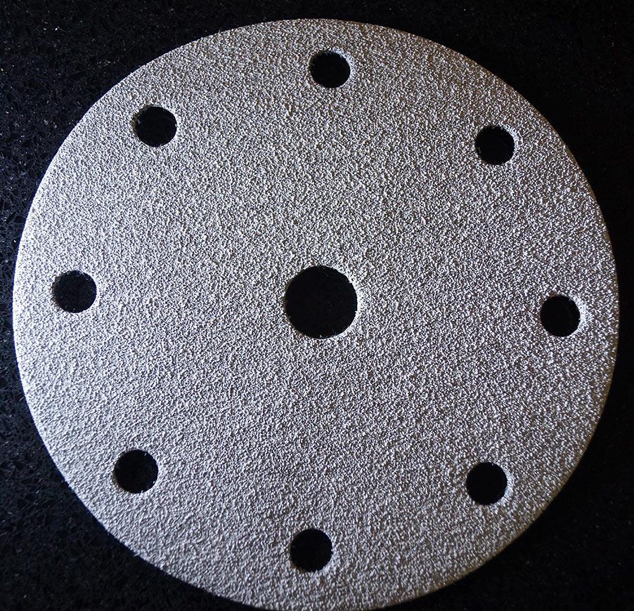 Sandpaper 6", 9 Hole Grit 240