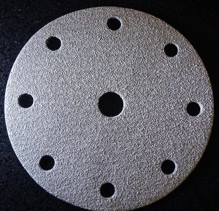 Sandpaper 6", 9 Hole Grit 1500